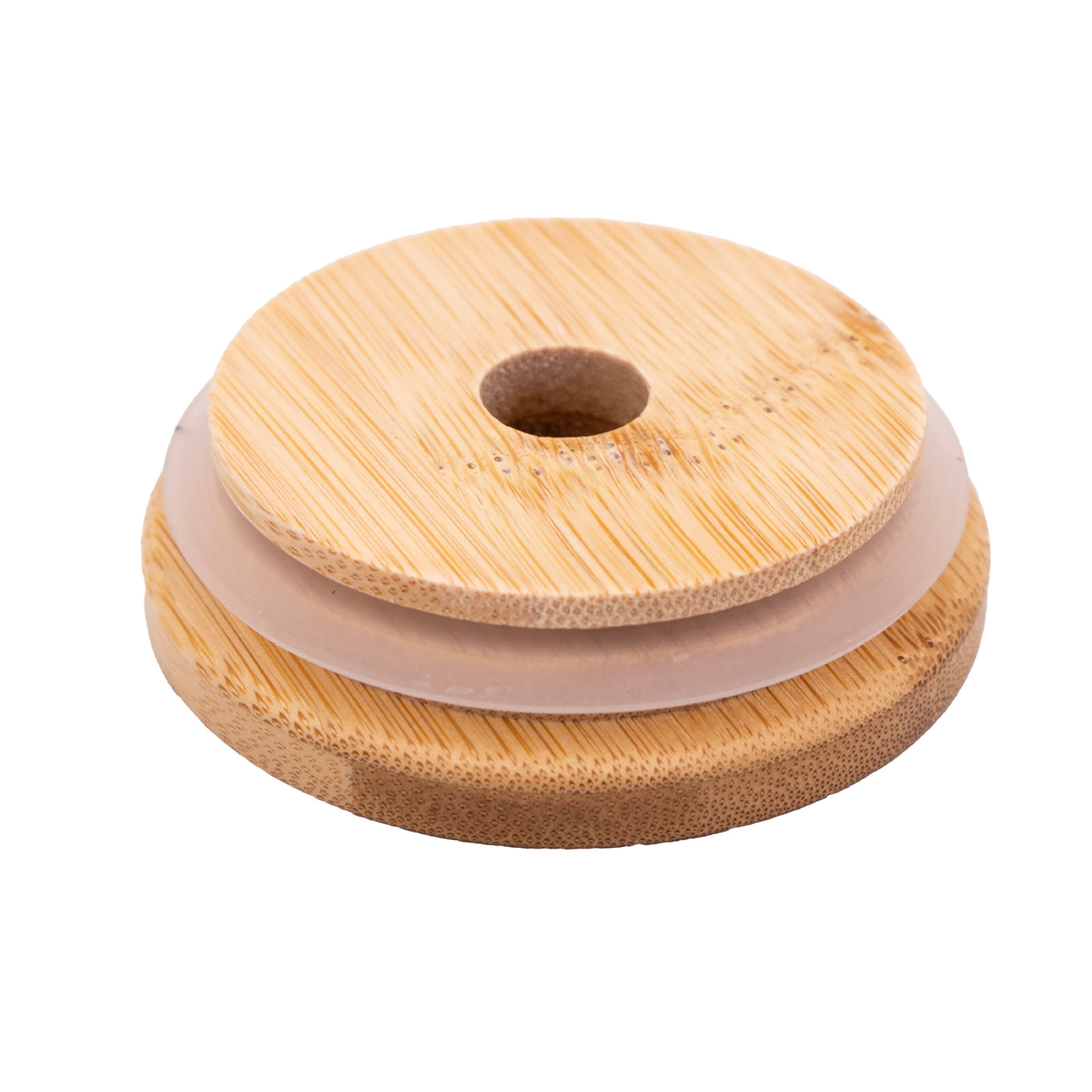 Bottom of lid, with silicone sealing ring.