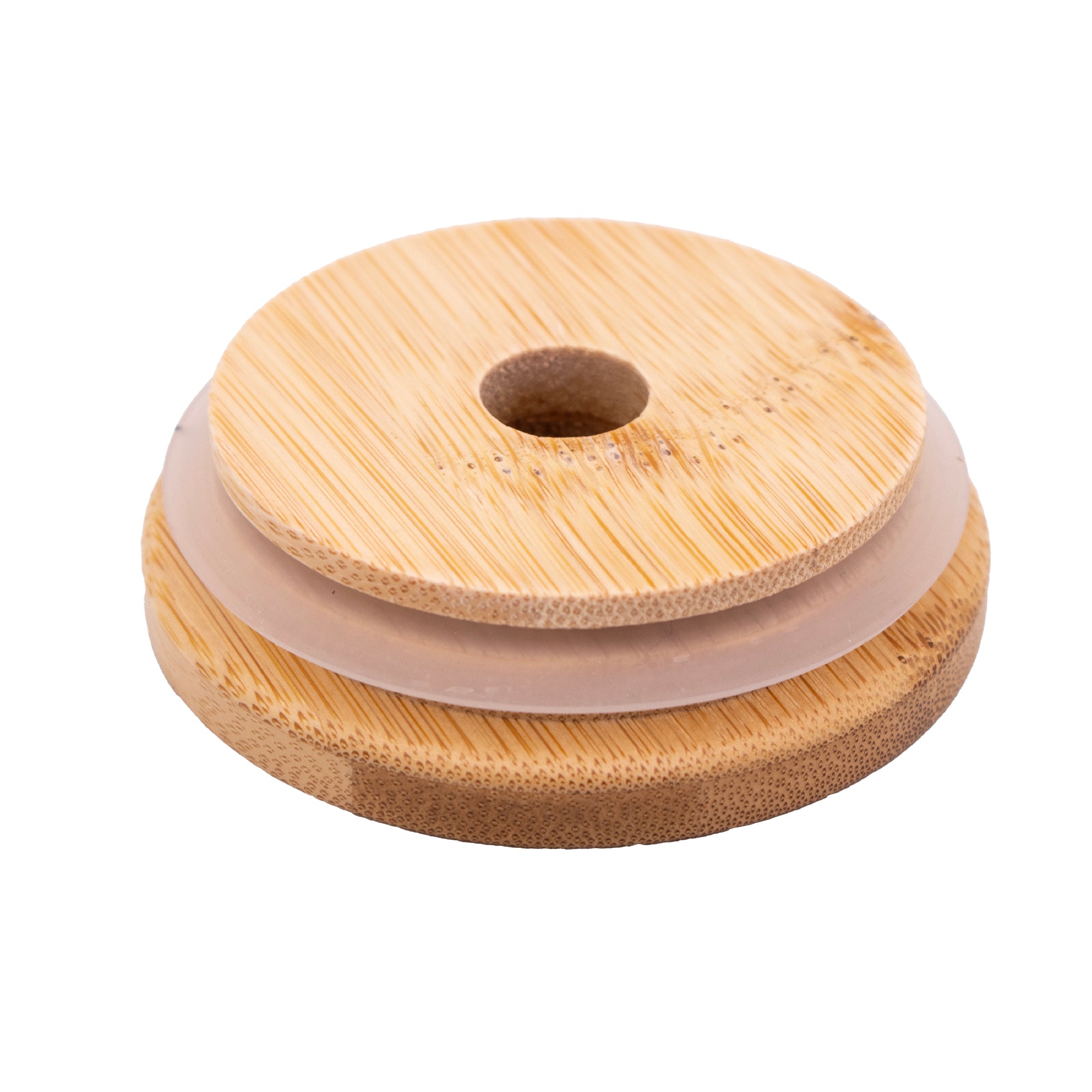 Bottom of lid, with silicone sealing ring.