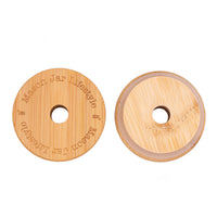Bamboo Straw Hole Tumbler Lid 2 Pack