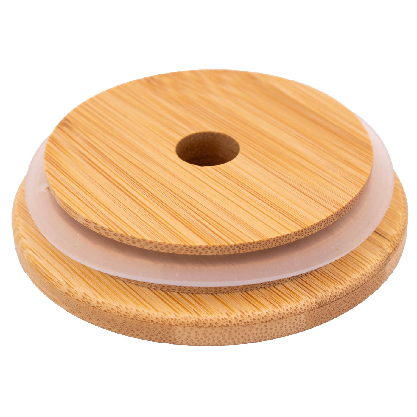 Bottom of lid, with silicone sealing ring.