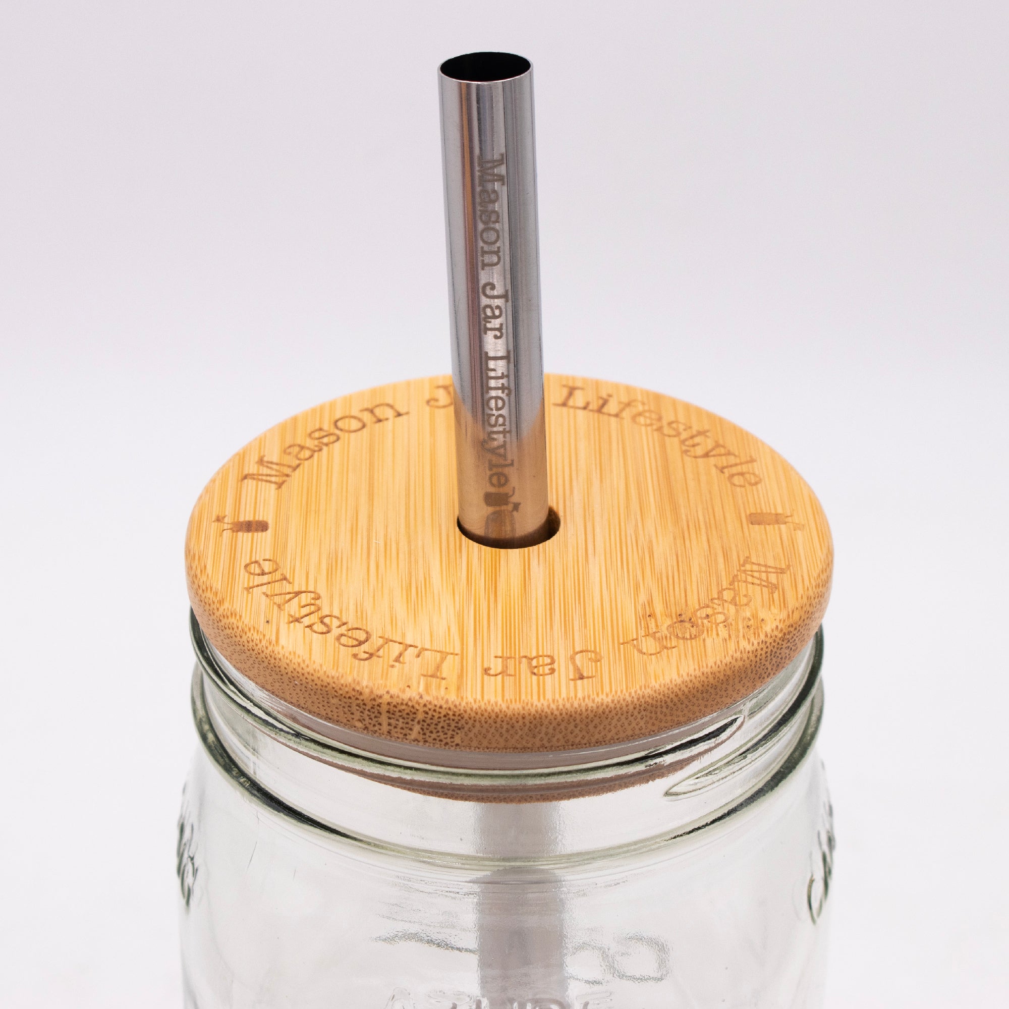 Bamboo Straw Hole Tumbler Lid 2 Pack