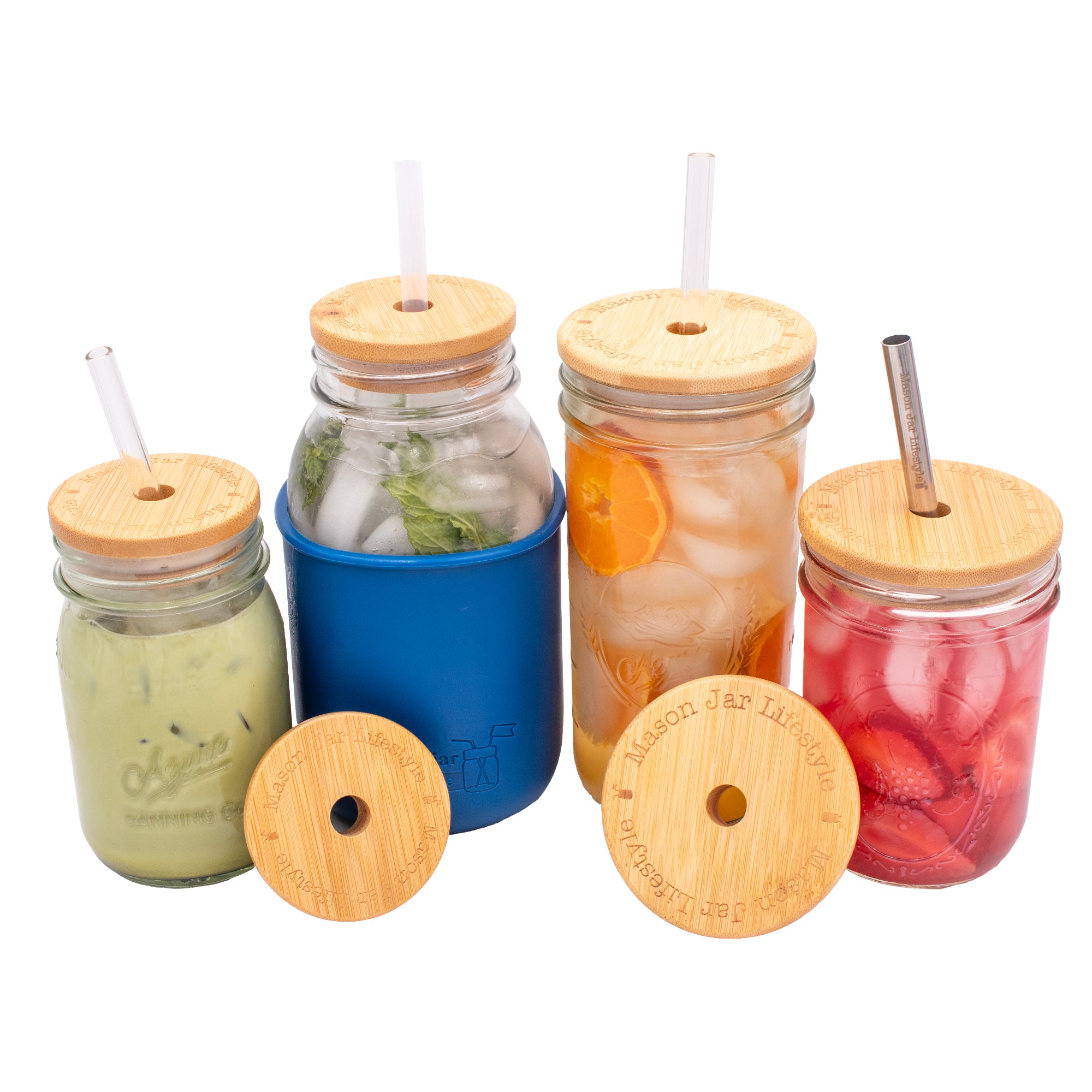 Bamboo Straw Hole Tumbler Lid 2 Pack