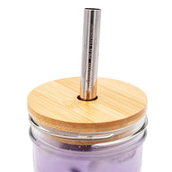 Bamboo Straw Hole Tumbler Lid