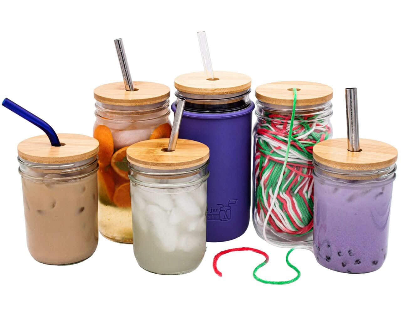 mason-jar-lifestyle-bamboo-straw-hole-tumbler-lids-wide-mouth-stainless-steel-glass-bent-safer-smoothie-boba-straw-ultra-violet-24oz-silicone-sleeve-iced-tea-water-coffee-string