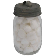 mason-jar-lifestyle-barn-roof-antique-zinc-handle-canister-lid-regular-mouth-ball-pint-jar-cotton-balls