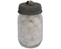 mason-jar-lifestyle-barn-roof-antique-zinc-handle-canister-lid-regular-mouth-ball-pint-jar-cotton-balls