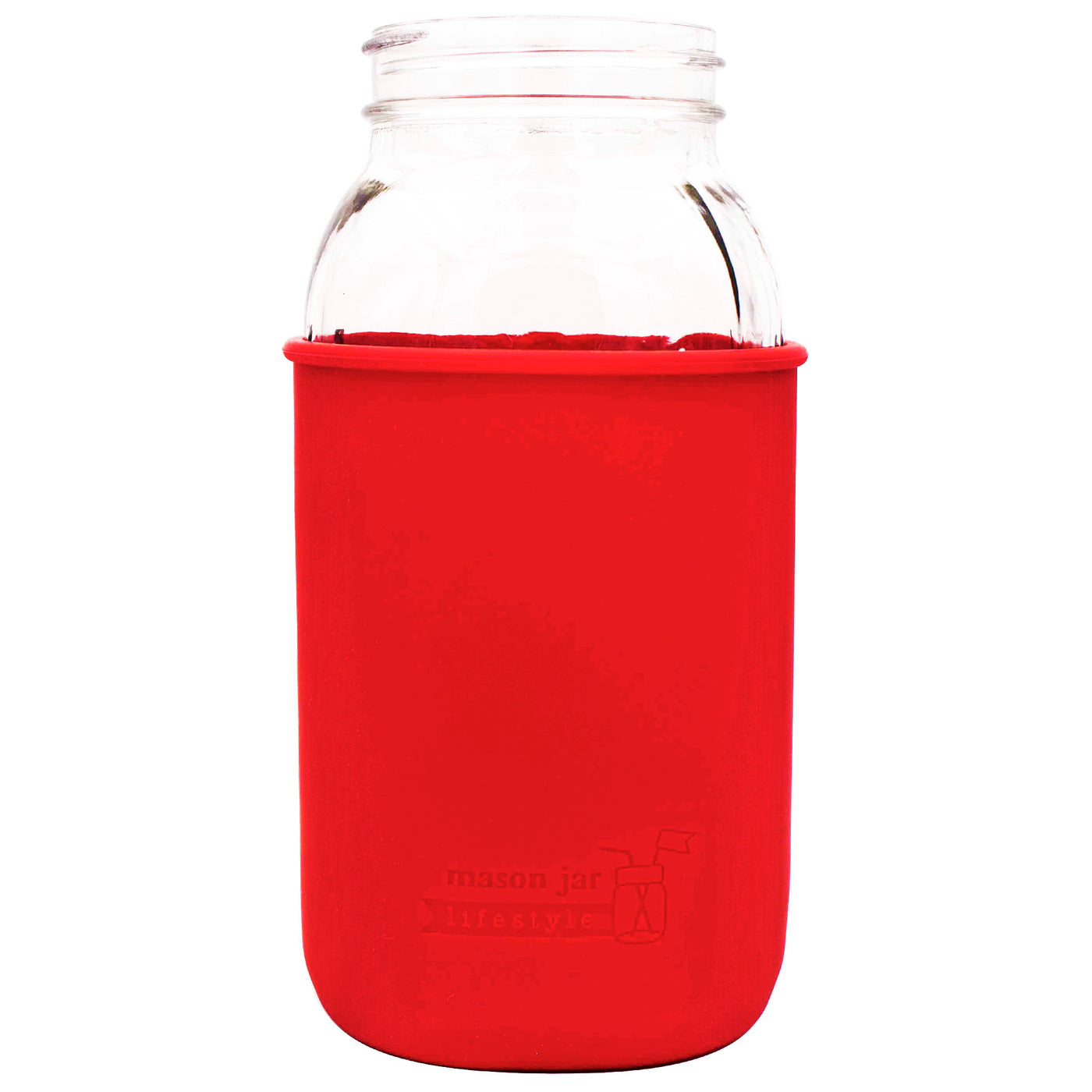 Silicone Sleeve for Half Gallon 64oz Mason Jars