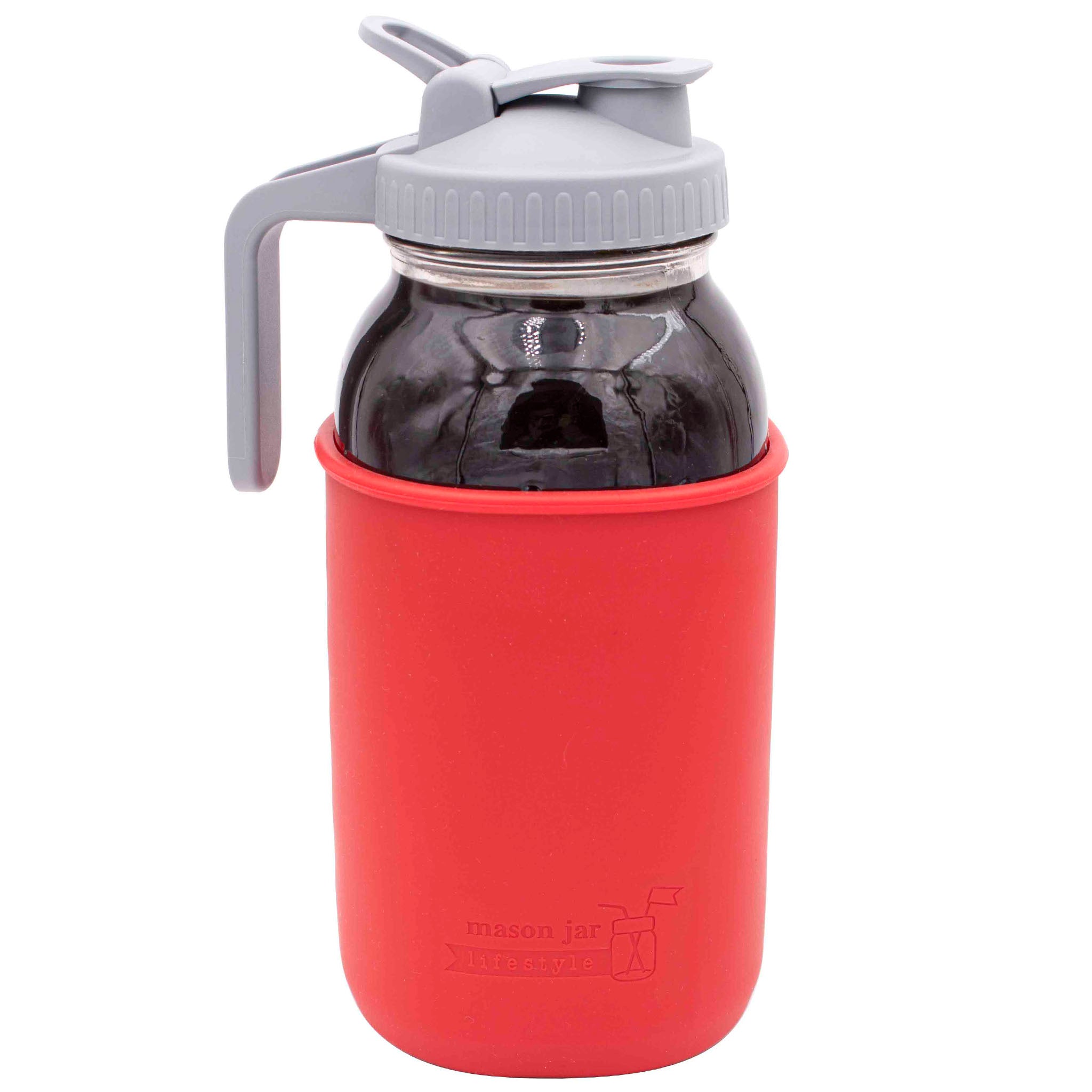 https://masonjarlifestyle.com/cdn/shop/files/mason-jar-lifestyle-cherry-frost-silicone-sleeve-half-gallon-64oz-wide-mouth-ball-gray-plastic-pour-store-pitcher.jpg?v=1700382030&width=2048
