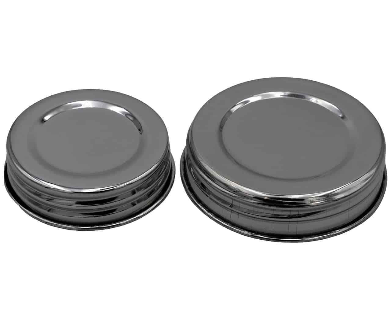 mason-jar-lifestyle-chrome-mirror-shiny-polished-stainless-steel-vintage-reproduction-storage-lids-regular-wide-mouth-mason-jars