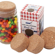 Regular Mouth Cork Stopper Storage Lid for Mason Jars