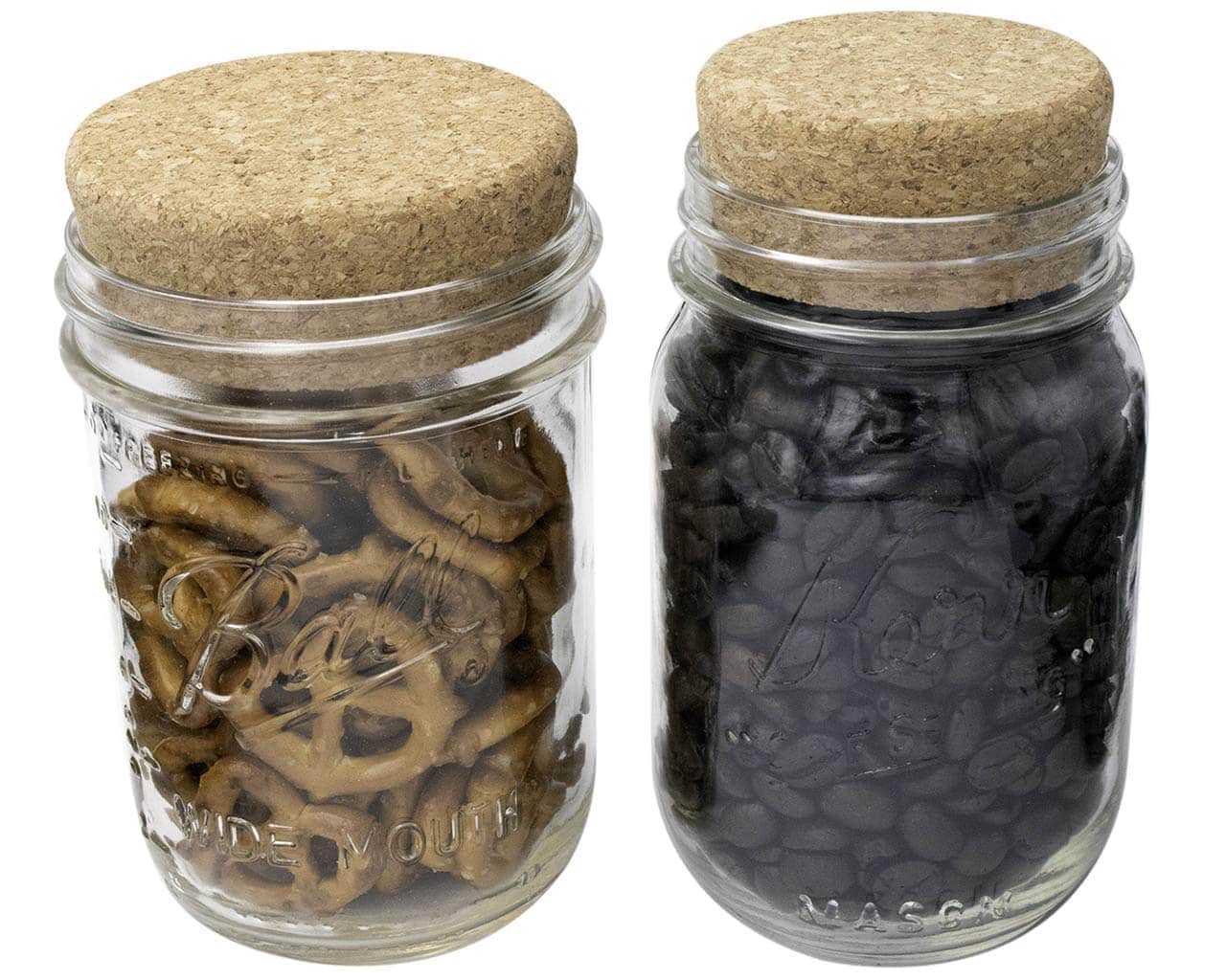 Cork Stopper Storage Lid for Regular and Wide Mouth Mason Jars