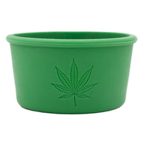 Cannabis Laser Engraved Leaf Green Sleeve