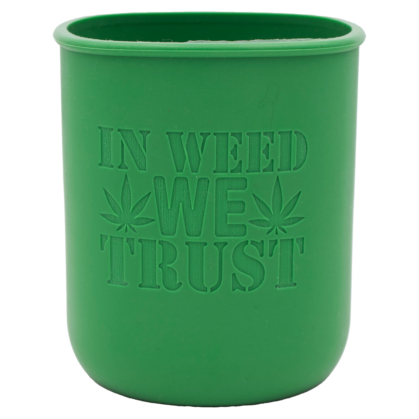 Cannabis Laser Engraved Leaf Green Sleeve