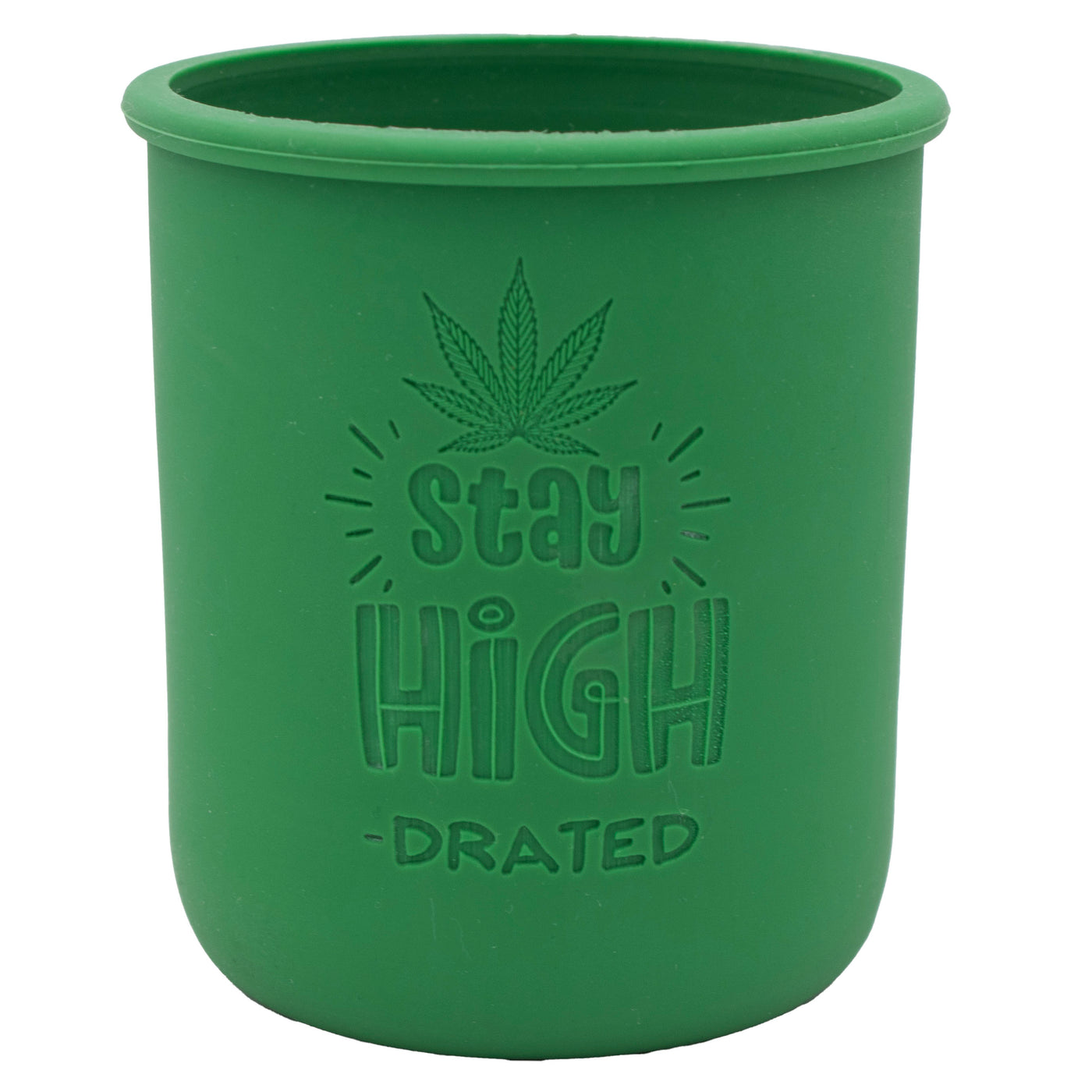Cannabis Laser Engraved Leaf Green Sleeve