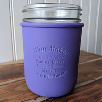 "Way Maker" Custom Laser Engraved Silicone Sleeve