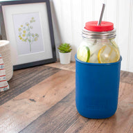 Silicone Sleeve for Half Gallon 64oz Mason Jars