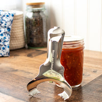 Mason Jar Dent-Free Lid Opener - Stainless Steel