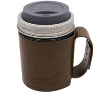 Faux Leather Travel Mug