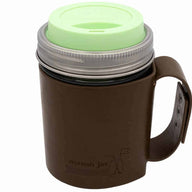 Mason Jar Lifestyle Faux Leather Travel Mug Set