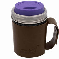 mason-jar-lifestyle-faux-leather-holder-travel-mug-handle-wide-mouth-ultra-violet-silicone-drinking-lid-pint-16oz-ball-mason-jar