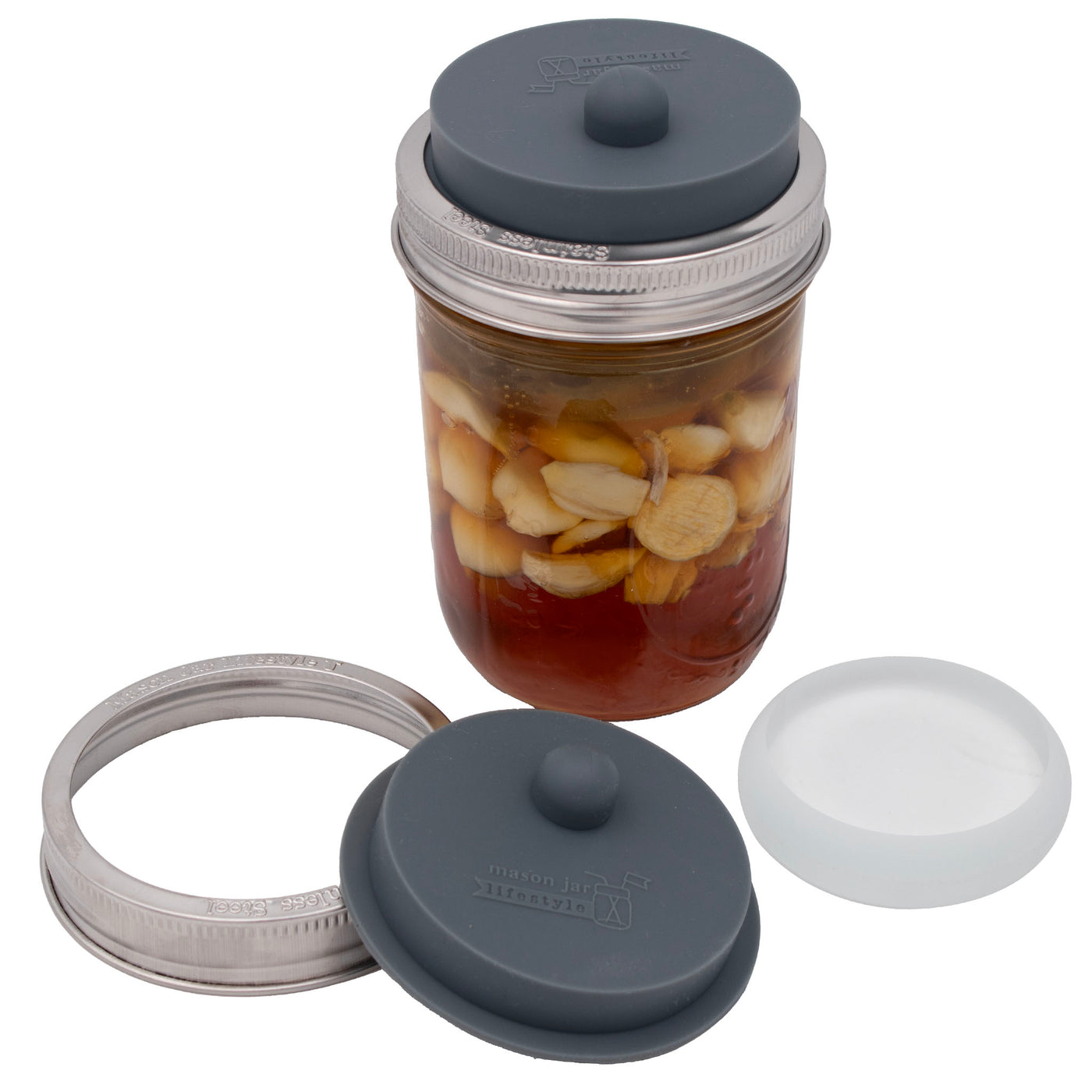 Fermentation Starter Kit for Wide Mouth Mason Jars