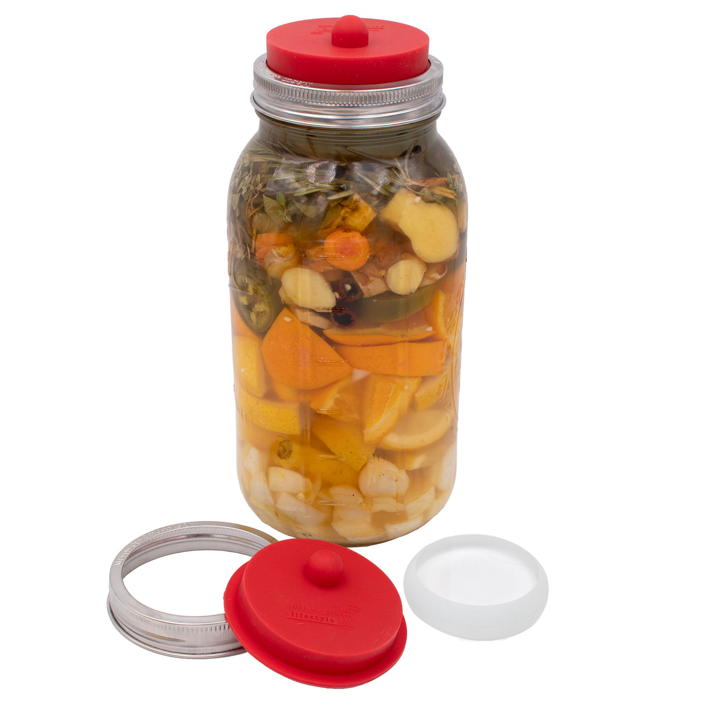 Fermentation Starter Kit for Wide Mouth Mason Jars