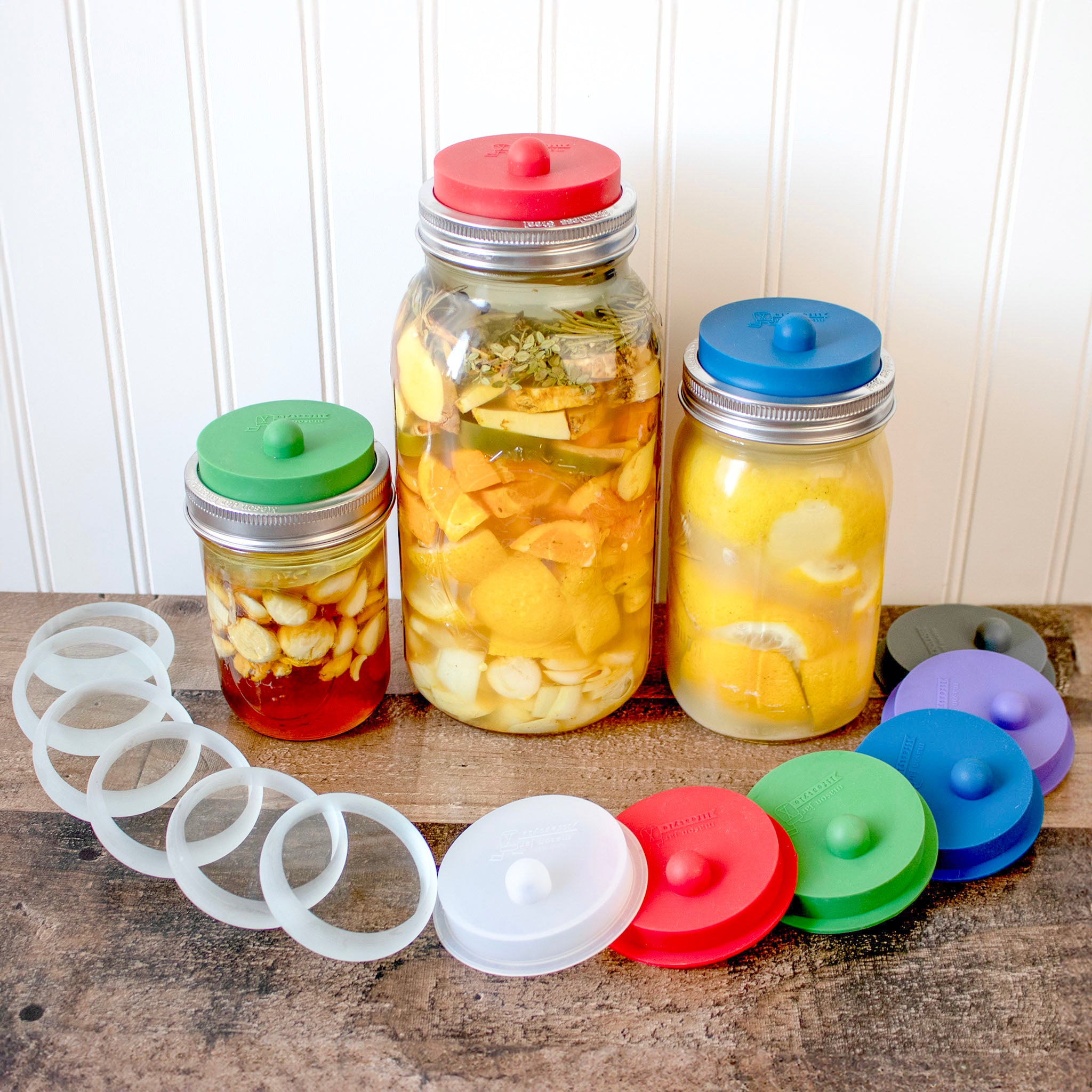 Fermentation Starter Kit for Wide Mouth Mason Jars