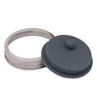 Silicone Fermentation Airlock Valve Lid With SS Band for Wide Mouth Mason Jars