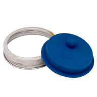 Silicone Fermentation Airlock Valve Lid With SS Band for Wide Mouth Mason Jars