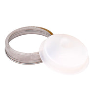 Silicone Fermentation Airlock Valve Lid With SS Band for Wide Mouth Mason Jars