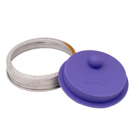 Silicone Fermentation Airlock Valve Lid With SS Band for Wide Mouth Mason Jars