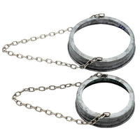 Galvanized Metal Band with Chain for Regular and Wide Mouth Mason Jars