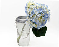 Galvanized Metal Band with Chain for Wide Mouth Mason Jars