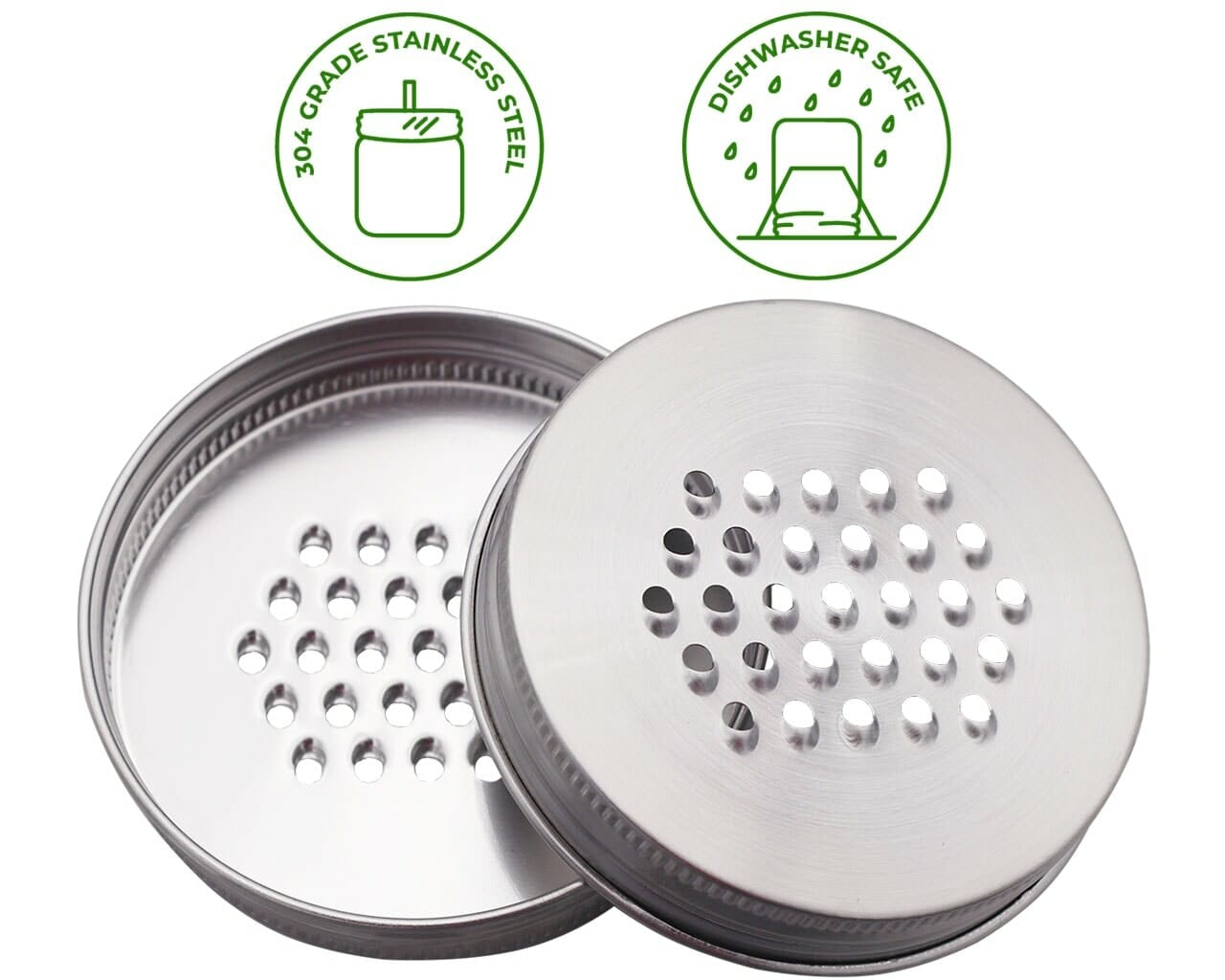 Stainless Steel Grater Shredder Lid for Mason Jars