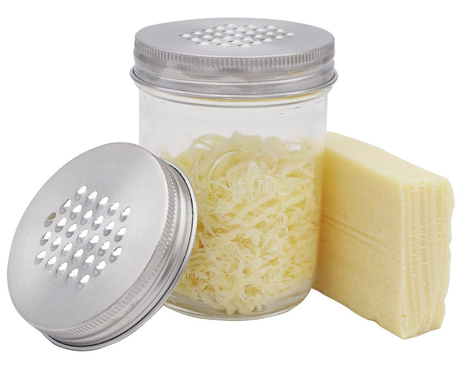 Stainless Steel Grater Shredder Lid for Mason Jars