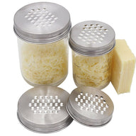 Stainless Steel Grater Shredder Lid for Mason Jars