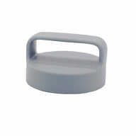 Gray Plastic Handle Canister Lid for Regular Mouth Mason Jars