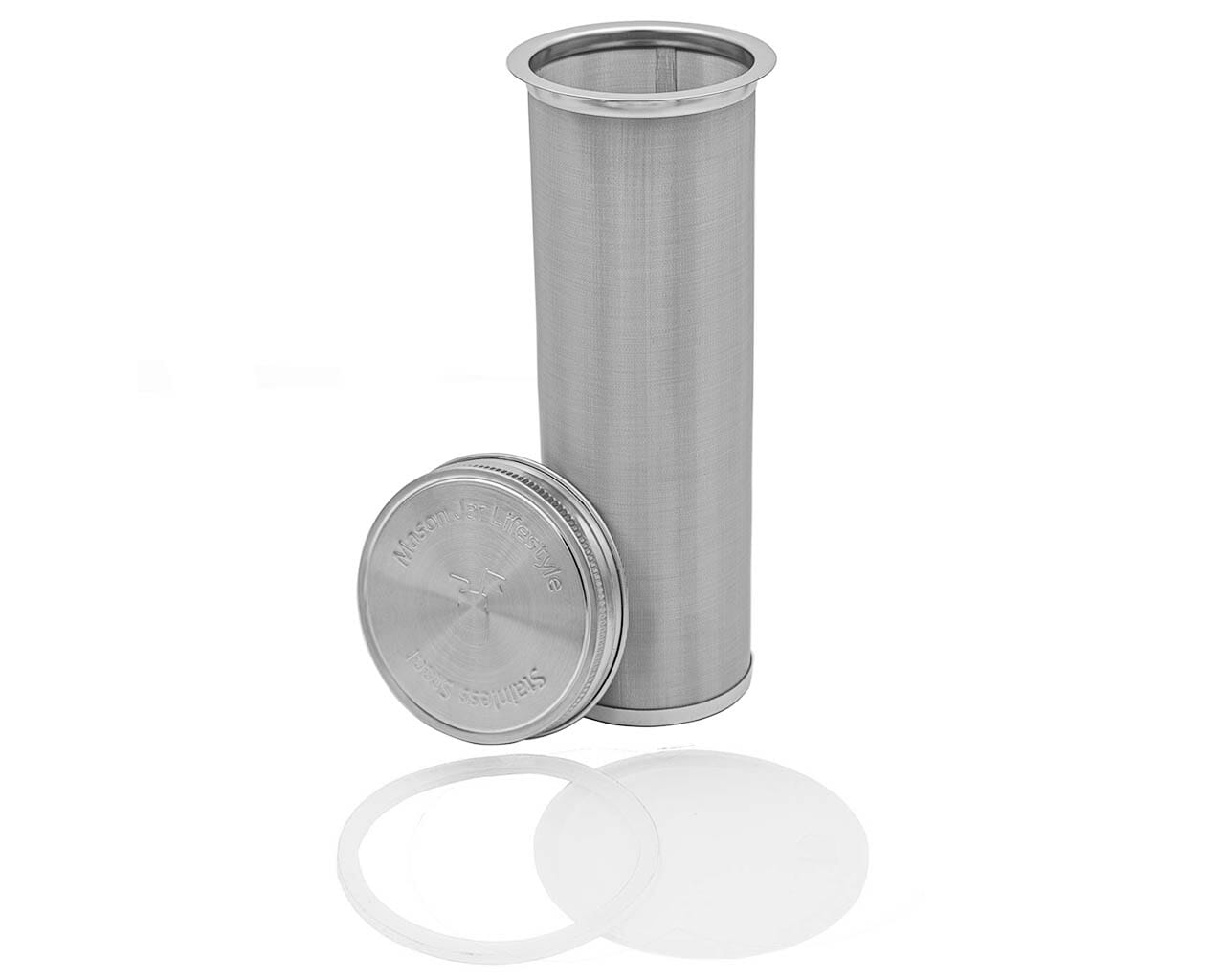 Cold Brew Coffee and Tea Maker Stainless Steel Filter (Fits Quart Size Wide  Mouth Jars)