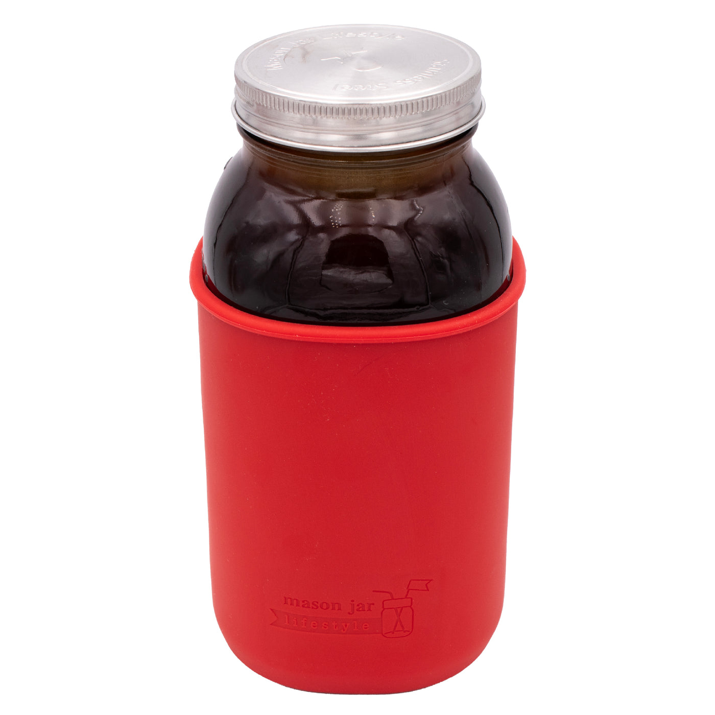 Silicone Sleeve for Half Gallon 64oz Mason Jars