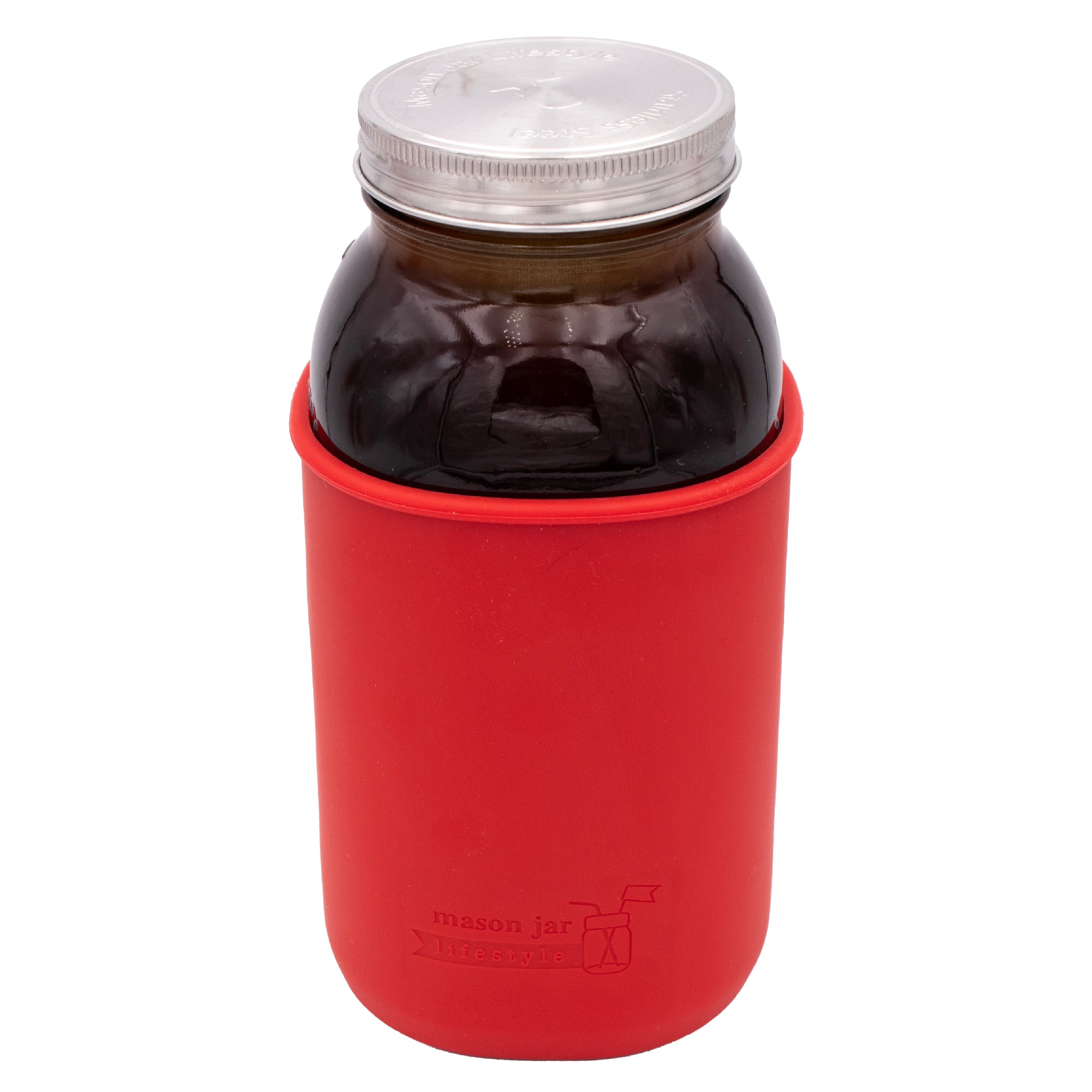 Silicone Sleeve for Half Gallon 64oz Mason Jars