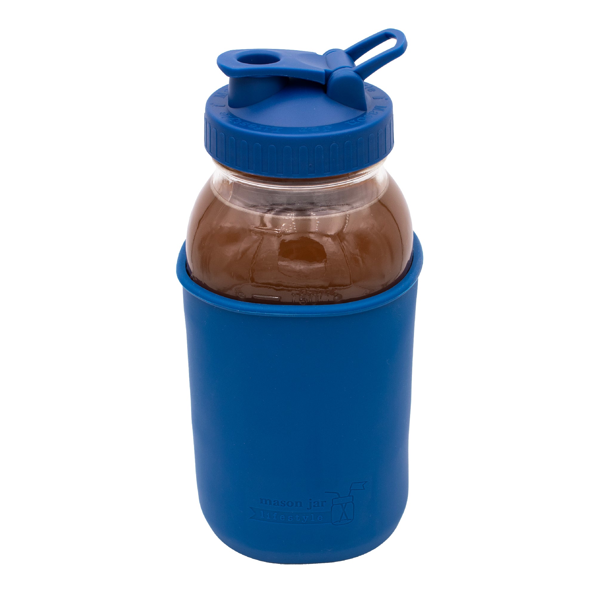 Silicone Sleeve for Half Gallon 64oz Mason Jars