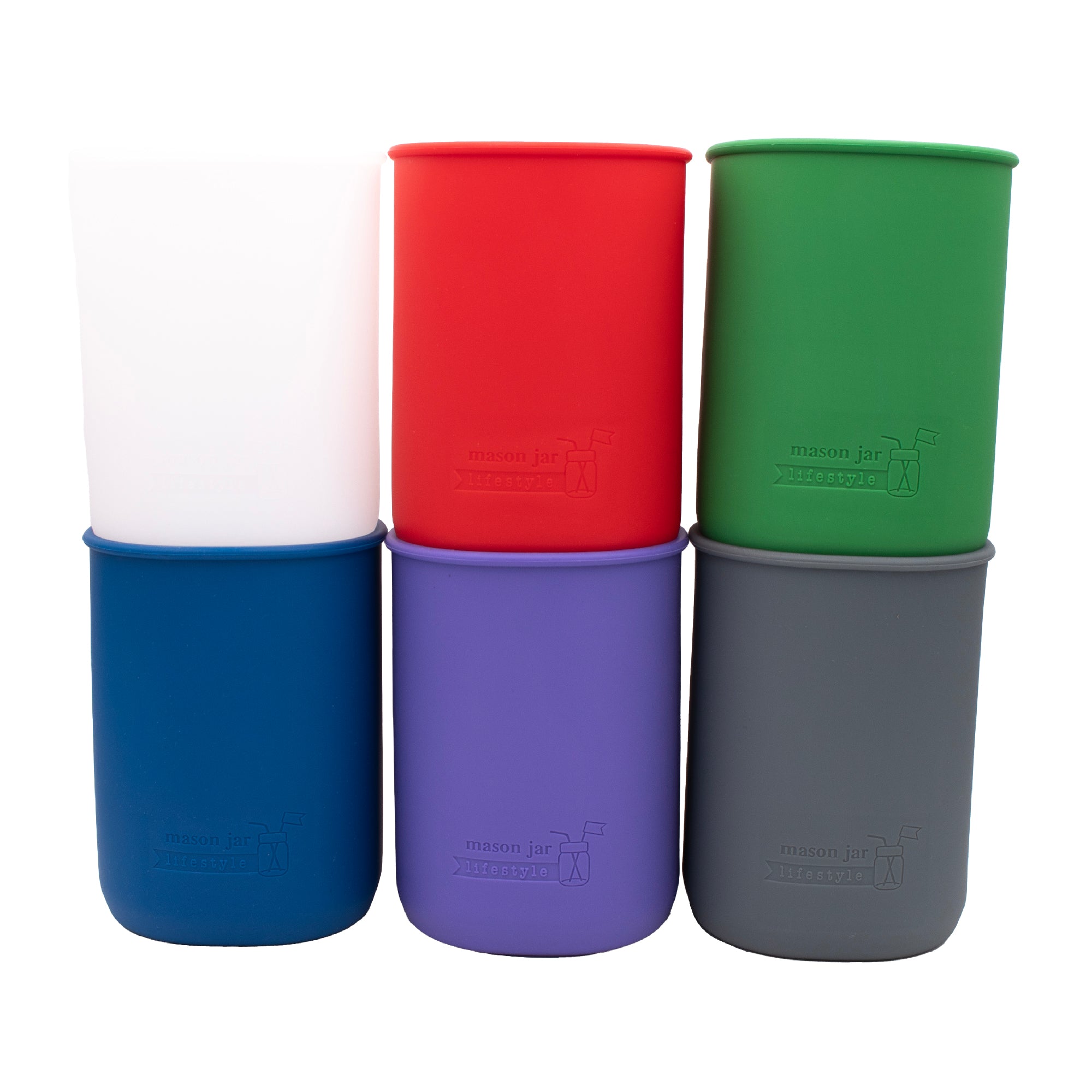 Silicone Sleeve for Half Gallon 64oz Mason Jars