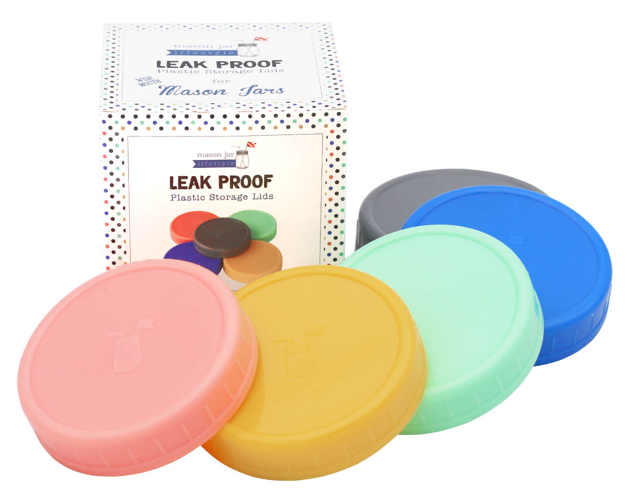 mason-jar-lifestyle-leak-proof-5-colors-plastic-storage-lids-platinum-silicone-liner-wide-mouth-box