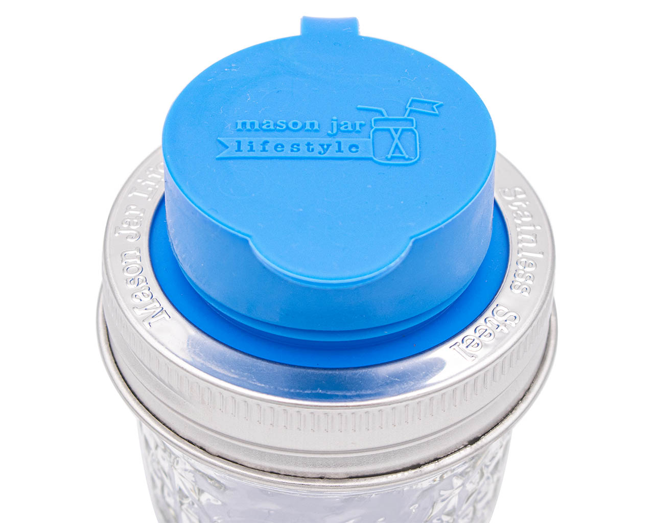 Leak Proof Silicone Chug Lids for Regular Mouth Mason Jars