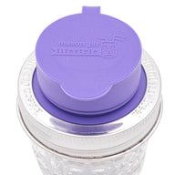Leak Proof Silicone Chug Lids for Regular Mouth Mason Jars