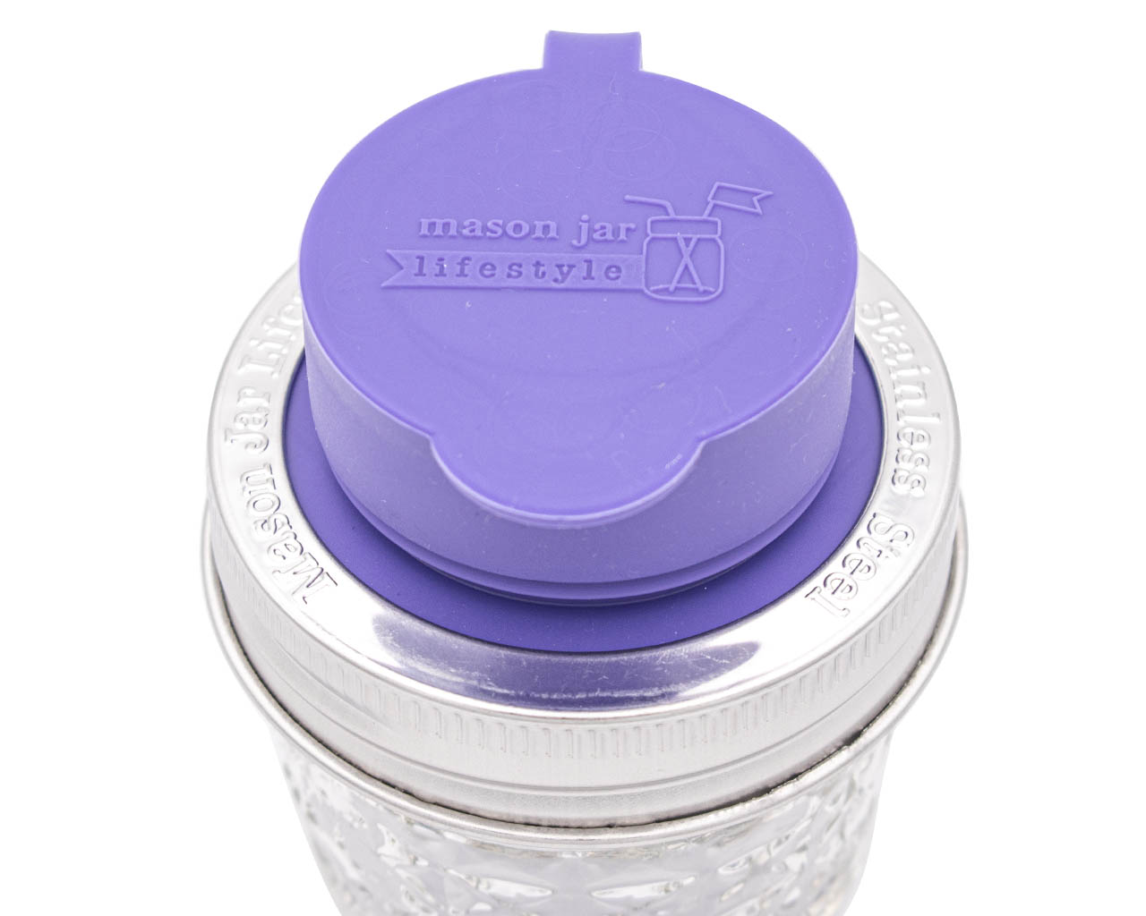 Leak Proof Silicone Chug Lids for Regular Mouth Mason Jars