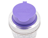 Leak Proof Silicone Chug Lids for Regular Mouth Mason Jars