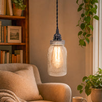 Lighting Lid for Mason Jar Light Fixtures