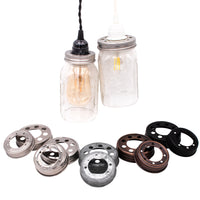 Lighting Lid for Mason Jar Light Fixtures