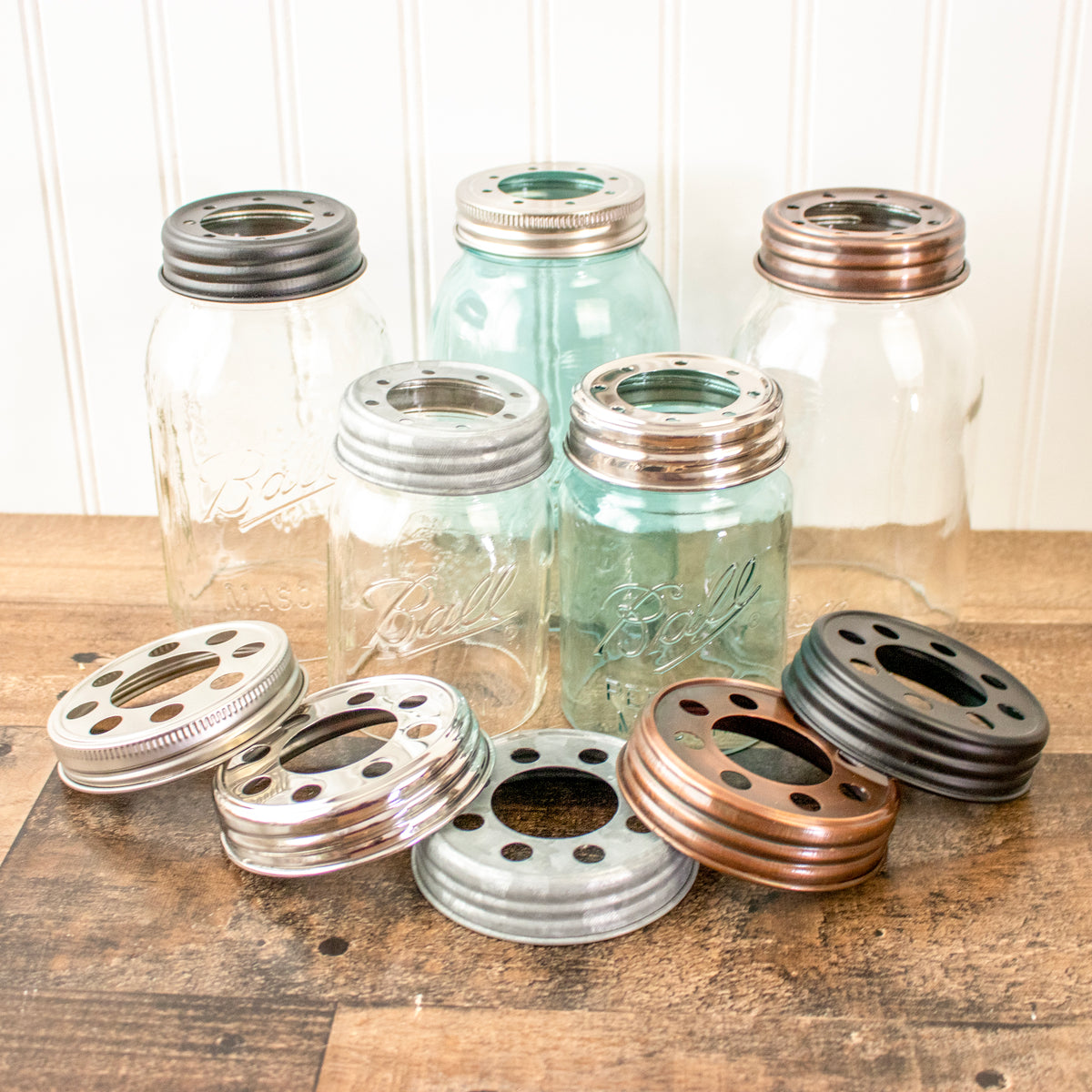 Lighting Lid for Mason Jar Light Fixtures